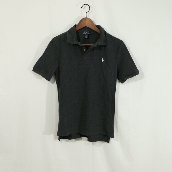 Polo Ralph Lauren Men’s Polo Shirt Gray Short Sleeve Classic Fit Pony Logo large - Picture 1 of 5